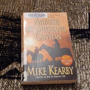$4 Add-on "Ambush at Mustang Canyon" By Mike Kearby - Paperback Book